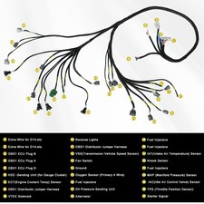 OBD1 Budget D/B-series Tucked Engine Harness For Honda Civic CRX Integra B16D16