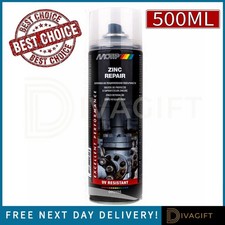 MOTIP ZINC REPAIR SPRAY 500ML COLD GALVANISING PROTECTIVE COATING FOR RUST METAL