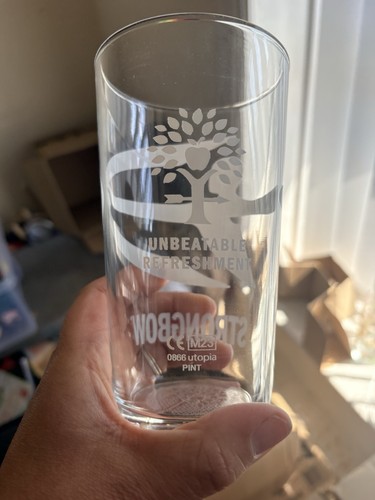 Strongbow pint glasses - strongbow,