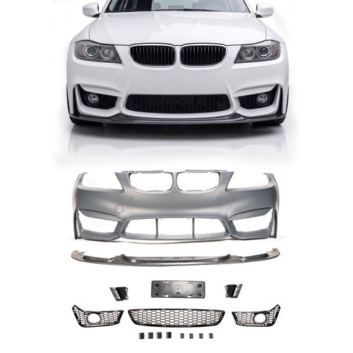 Front bumper with fog lights - bumper,