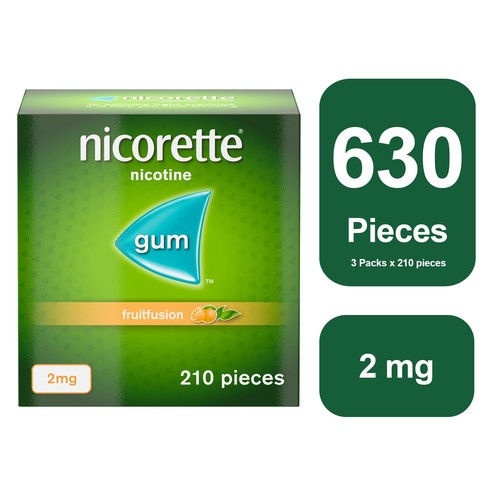 Nicorette fruitfusion 2mg gum - nicorette,