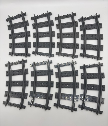 Genuine lego train track - genuine, 8x