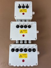 GARDEN POND SWITCH BOX 3,4,6 WAY OUTDOOR SOCKET WEATHERPROOF BLACK FRIDAY SALE