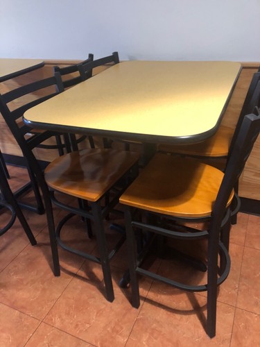 Dining area tables and chairs