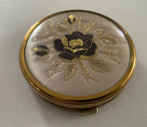 Vintage powder compact with - vintage,