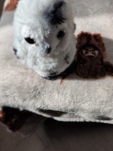 Snowy owl plush soft - plush, stuffed
