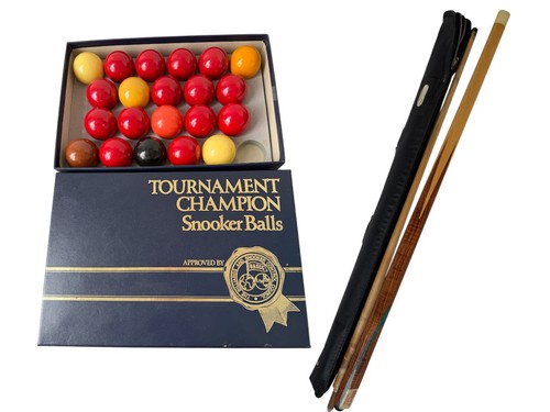 Snooker ball set boxed with - set,