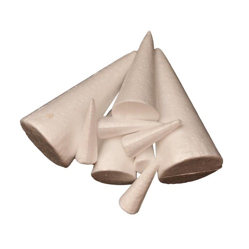 10pcs cone shaped polystyrene - cone,