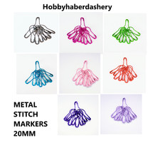 Knitting stitch markers metal