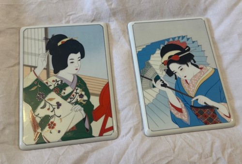 Vintage old noritake deco lady - noritake,