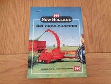 New Holland 33 Crop Chopper