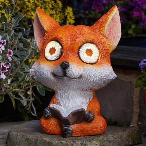 Fox eyes garden solar powered - eyes,
