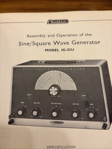 82u heathkit sine - ig-82u,
