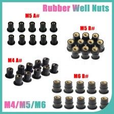 M4/M5/M6 Rubber Well Nuts Wellnuts/Windshield Fairing & Screen for Motorcycle