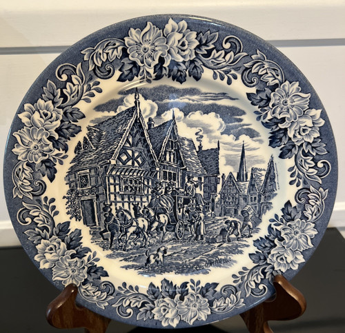 Eit england ironstone blue and - england,