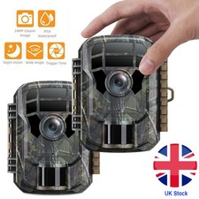 2Pack Campark 36MP Mini Wildlife Trail Camera 2K Hunting Camera Night Vision