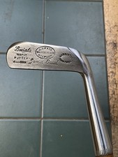 Hickory Golf Club Rare James Braid Walton Heath Stamp Magic Putter Fancy Face