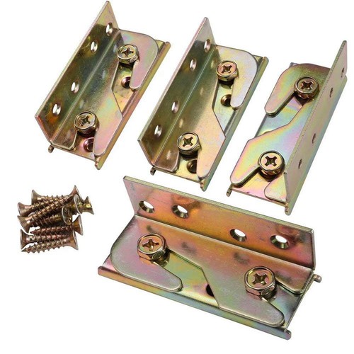 Bed rail brackets - 4x,