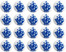 20 x Blue Peter BUTTON PIN BADGES 25mm 1 INCH Logo Vintage Retro Student #2