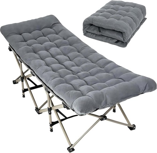 Folding camping cot - cot, heavy