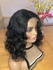 Human Hair Blend Wig