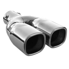 Twin Exhaust Tip Trim Pipe