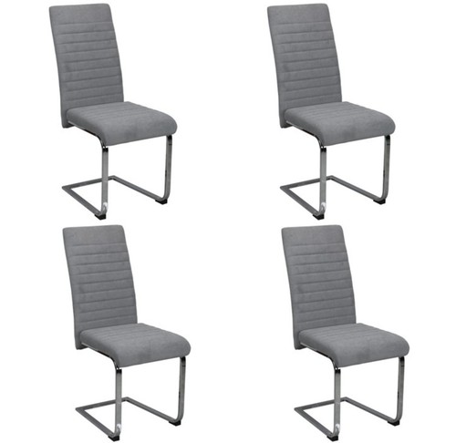 Light grey dining chairs - dining,