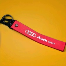 Audi sport lanyard Keyring Red S Line RS A1 A2 A3 A4 A6 Q2 Q3