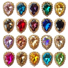 Large TearDrop Glass Crystal