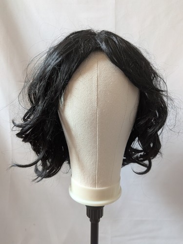 Brand new black short curly - black,
