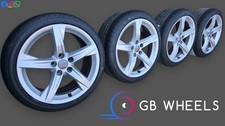 Genuine Audi S3 A3 18" Alloy Wheels New tyres Skoda Octavia A4 A5