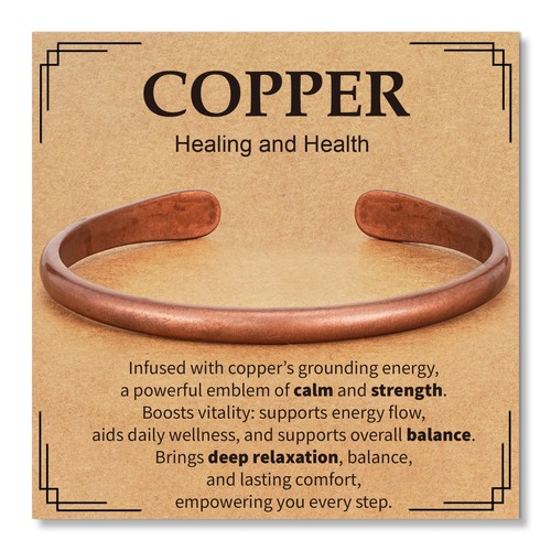 Pure copper cuff - cuff, bracelet
