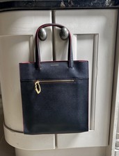 LULU GUINNESS LEATHER TOTE BAG