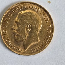 1913 King George V Gold Half