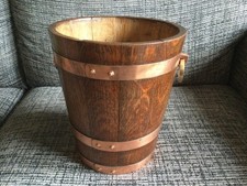 Wooden Copper Band Ice Bucket