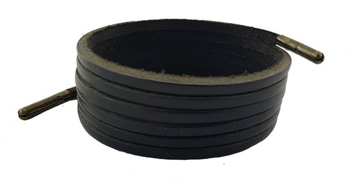 Black leather laces deluxe - , 3