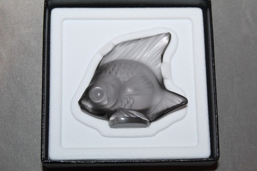 Lalique glass angel fish - lalique,