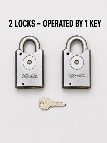 Kaba high security padlocks - 2x,