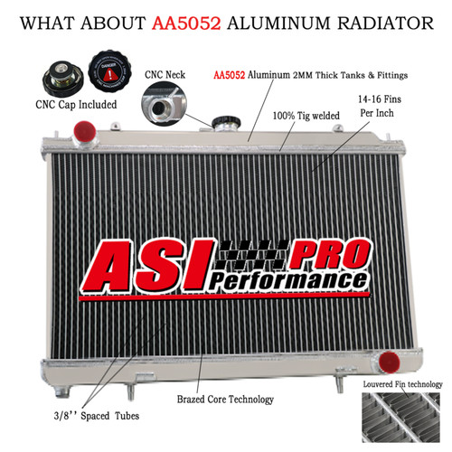 Row aluminium radiator for - aluminium,
