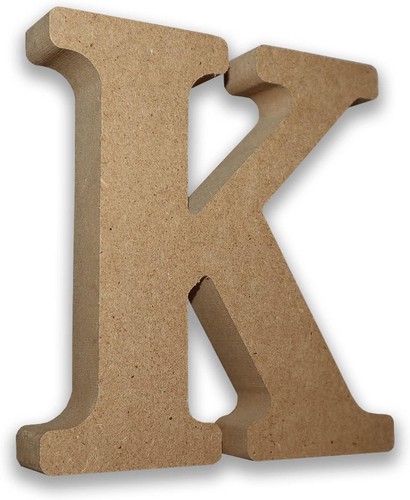 Mdf letter large free - k,