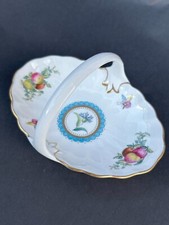 Spode Trapnell Sprays Handled Oval Sweet Basket Excellent Condition