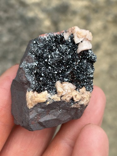 Specularite and dolomite - and,