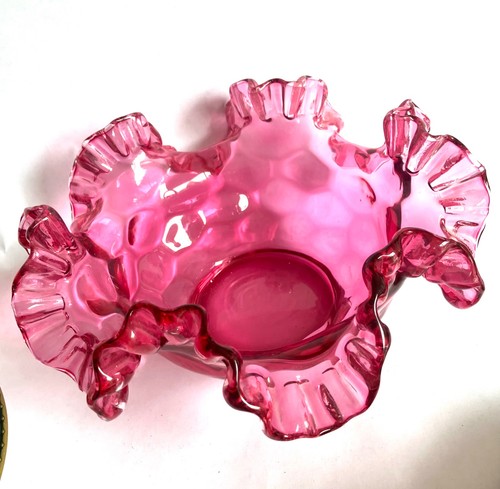 Victorian cranberry glass - cranberry,