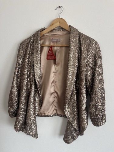 Wear metallic sequin open - a,