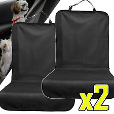 2PCS Car Front Seat Cover Pet Dog Auto Protector Non-slip Waterproof Cushion Mat