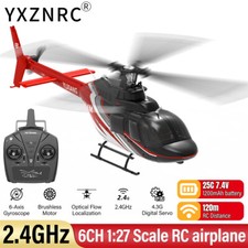 YU XIANG F08 RC Helicopter 1/27 2.4G 6CH Brushless 6-Axis Simulation Bell 206