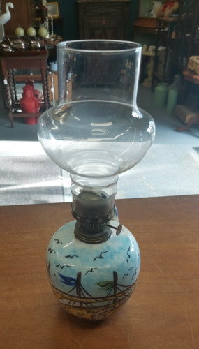 Poole pottery nautical oil - poole,