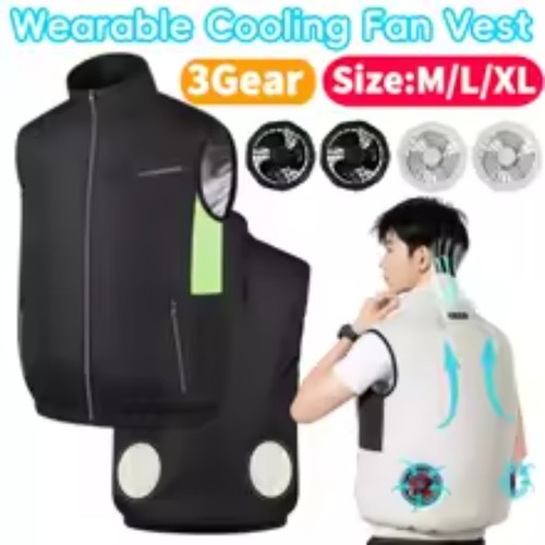 Cooling vest ice - ice, fan