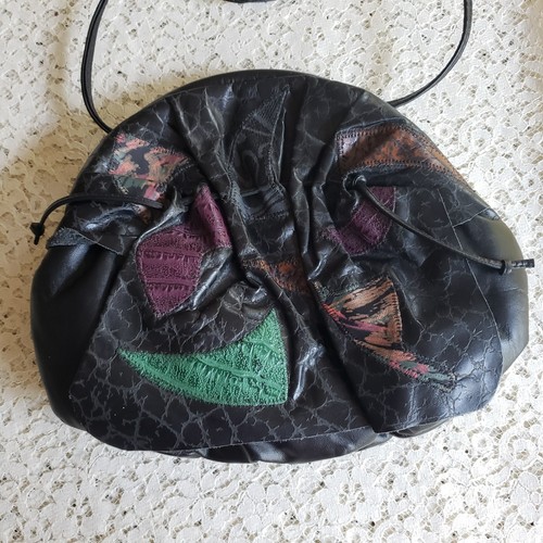 Vtg leather shoulder - ,