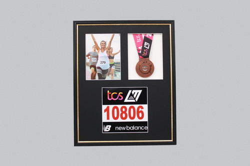Medal display frame with - medal,